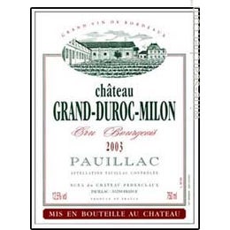 (image for) GRAND DUROC MILON 2004 (GL)